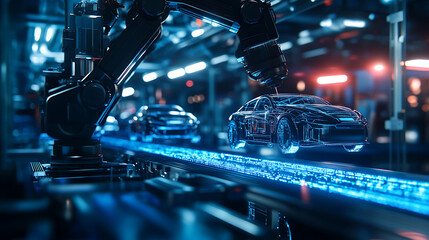 Obraz premium future factory
