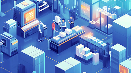 Obraz premium car factory