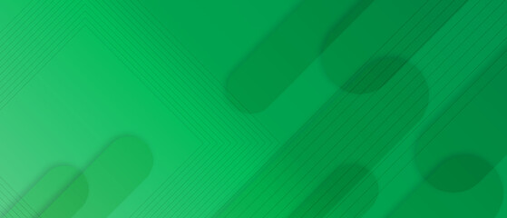 Modern green abstract web banner background creative design
