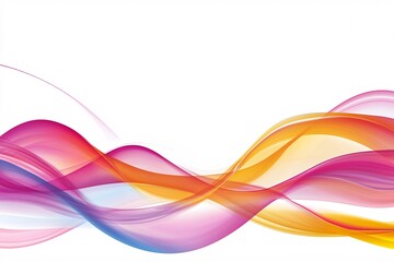 Obraz premium Vibrant elements form a captivating backdrop, ideal for presentations and creative projects against a white background.