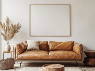 Modern Living Room Mockup.