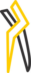 instruments symbol black and yellow 