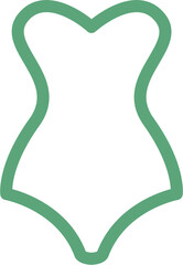 women dress sign black and yellow outline 