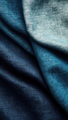 Fototapeta premium Gradient from teal to navy with a soft grain texture, suitable for calming and professional designs