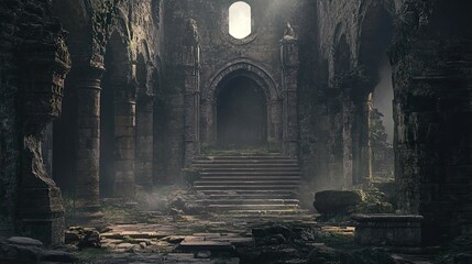 Ancient Ruins with Hidden Horrors interior