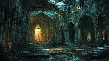 Ancient Ruins with Hidden Horrors interior