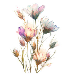 Fototapeta premium flower isolated on white background