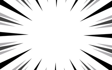 Obraz premium Fast speed lines on white background. Anime comic speed line movement effect.