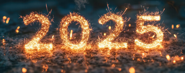 A group of letters that spell out the number twenty-five