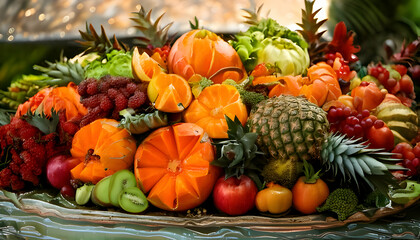 Firefly Stunning fruit and vegetable carvings for events.