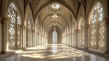 Fototapeta premium Islamic Architecture interior