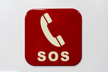 sign of emergency call