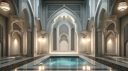 Fototapeta premium Islamic Architecture interior