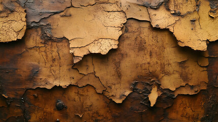 Obraz premium Cracked Brown Texture Background