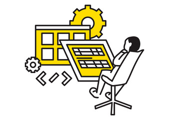 Engineering and programming illustrations