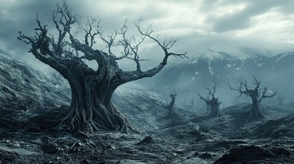 Living Dead Trees interior 