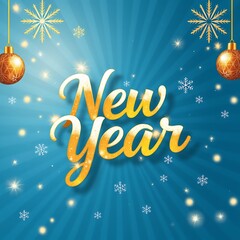 Happy new your event nice image with nice background ai..