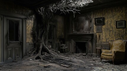 Living Dead Trees interior 