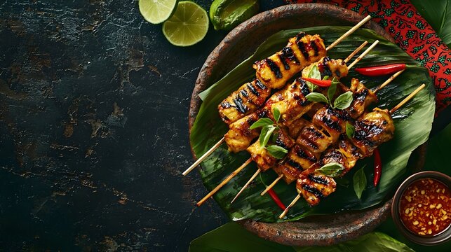 Ang Kdao Kangkep Baob (Grilled Frog Skewers) (Cambodian Cuisine)