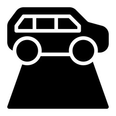 red carpet glyph icon