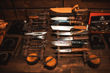 The blacksmith shop