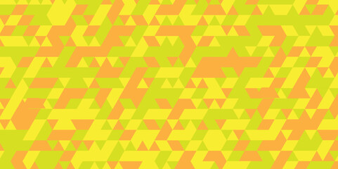 Geometric Abstract overlap orange and red triangle background. seamless triangular origami grayscale mosaic and low polygon triangle texture banner wallpaper.