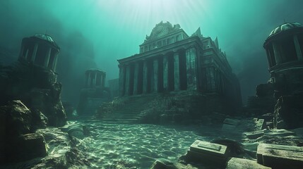 Underwater Ruins of a Lost Civilization
