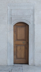 old wooden door