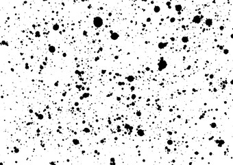 Ink blots Grunge urban background. Texture Vector. Dust overlay distress grain .Black paint splatte