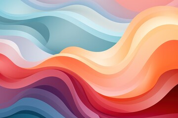 Abstract wavy patterns in soft colors create a soothing visual experience.