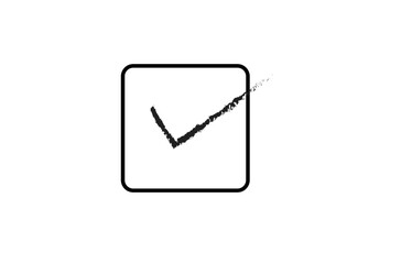チェック欄のイラスト