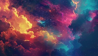 Cosmic Clouds and Stars in a Multicolored Galaxy