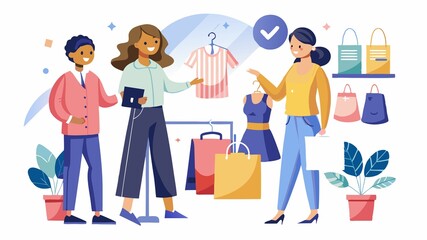 Acts as a personal stylist, offering expert advice and finding the perfect items for each client.