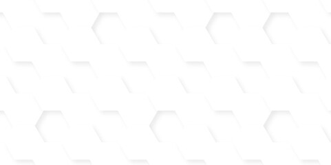 Abstract background with hexagonal geometric hexagon polygonal pattern background. 3d seamless bright white web cell and triangle abstract honeycomb background. white and gray backdrop wallpaper.