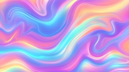 Obraz premium Abstract Colorful Swirls Background Minimalist White Background with Space for Text