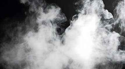 Fototapeta premium Abstract Smoke Image for Design Clean Blank Canvas with Empty Space for Designs