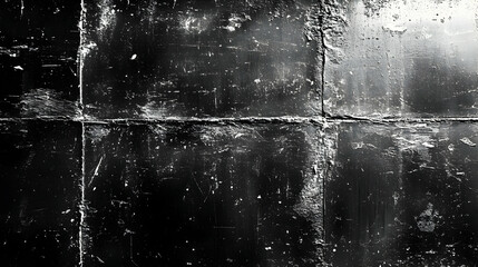 Black Scratched Metal Texture Background