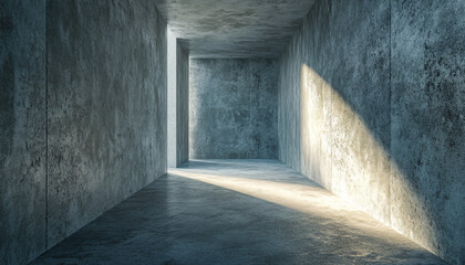 Obraz premium Minimalist and unique interior design in the house