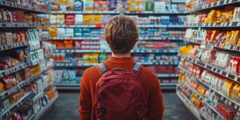 Shoppers Evaluate Products to Uncover Consumer Insights through Targeted Marketing Strategies in Retail Environments