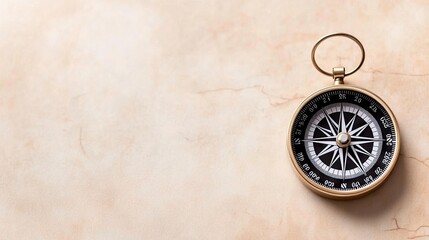 Explore the world with a vintage compass resting on an ancient map, inviting adventure and discovery in every journey