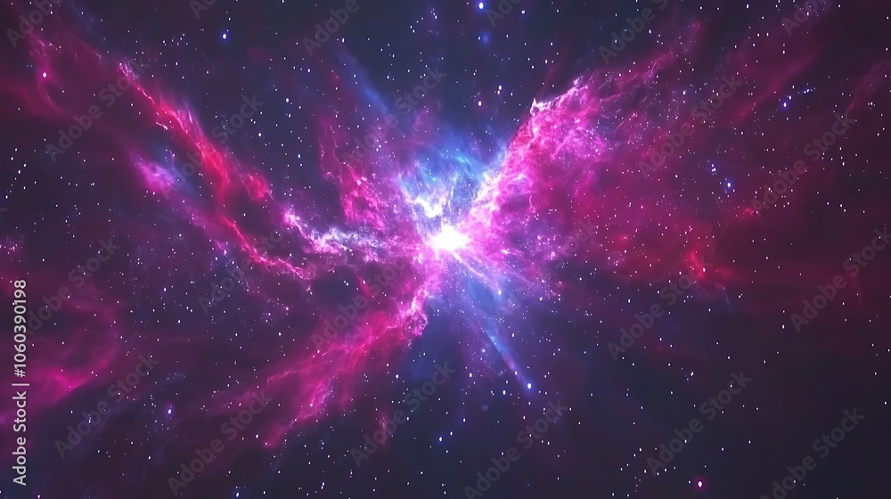 Wall mural cosmic nebula background image blank background with copy space for design projects