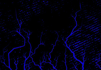 Blue paint texture background brush lightning