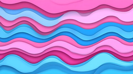 Fototapeta premium Abstract Wavy Background Minimalist White Background with Space for Text