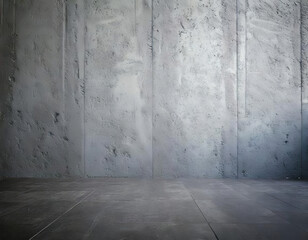 Contemporary Vibe A Texture of Modern Gray Concrete Wall, Perfect for Backgrounds, Exuding Loft Style with Its Clean Lines and Urban Aesthetic, Ideal for Minimalist Design Projects.