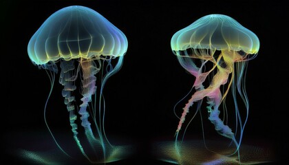 jelly fish in the water