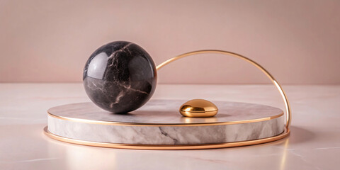 Podium silver metal platform 3D stage pedestal stand background product. Podium isolated metal silver base display round render steel shape white scene cylinder circle award space circular object.