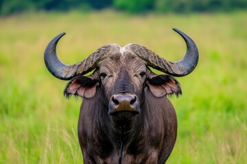 Naklejka premium Lesser Sandhill Crane - Merced NWR, Los Banos. Beautiful simple AI generated image