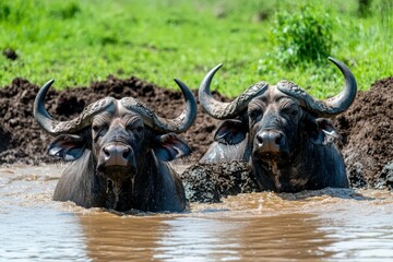 Naklejka premium Lesser Sandhill Crane - Merced NWR, Los Banos. Beautiful simple AI generated image