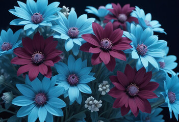 beautiful flowers photo generative ai