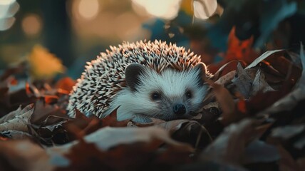 hedgehog in the garden